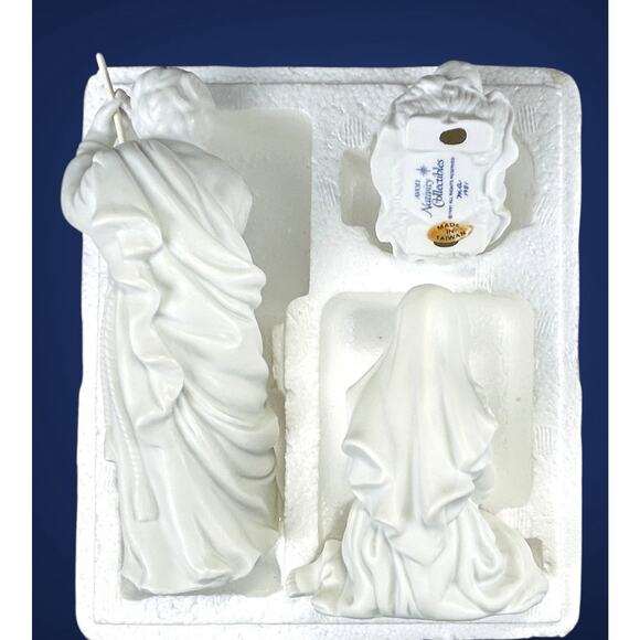 Avon Vintage Nativity Collectibles 14 Pc Orig Boxes Flying Angel Stable READ - Picture 12 of 16